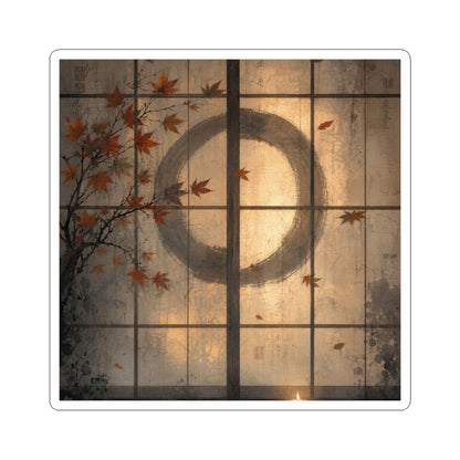 Shoji Screen Sticker | Autumn Japandi Texture Art