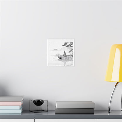 Meditation Harmonious Zen Ukiyo-e Canvas Art