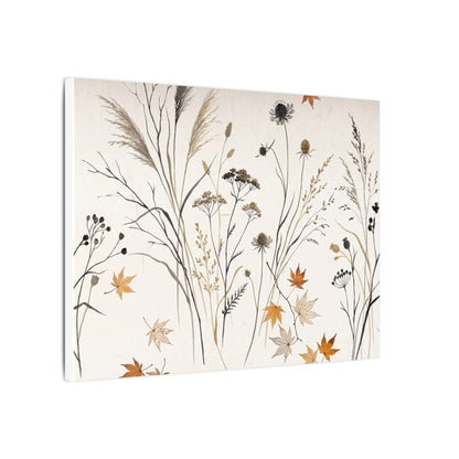 Dawn Dried Flowers Canvas Art - Japandi Kanso