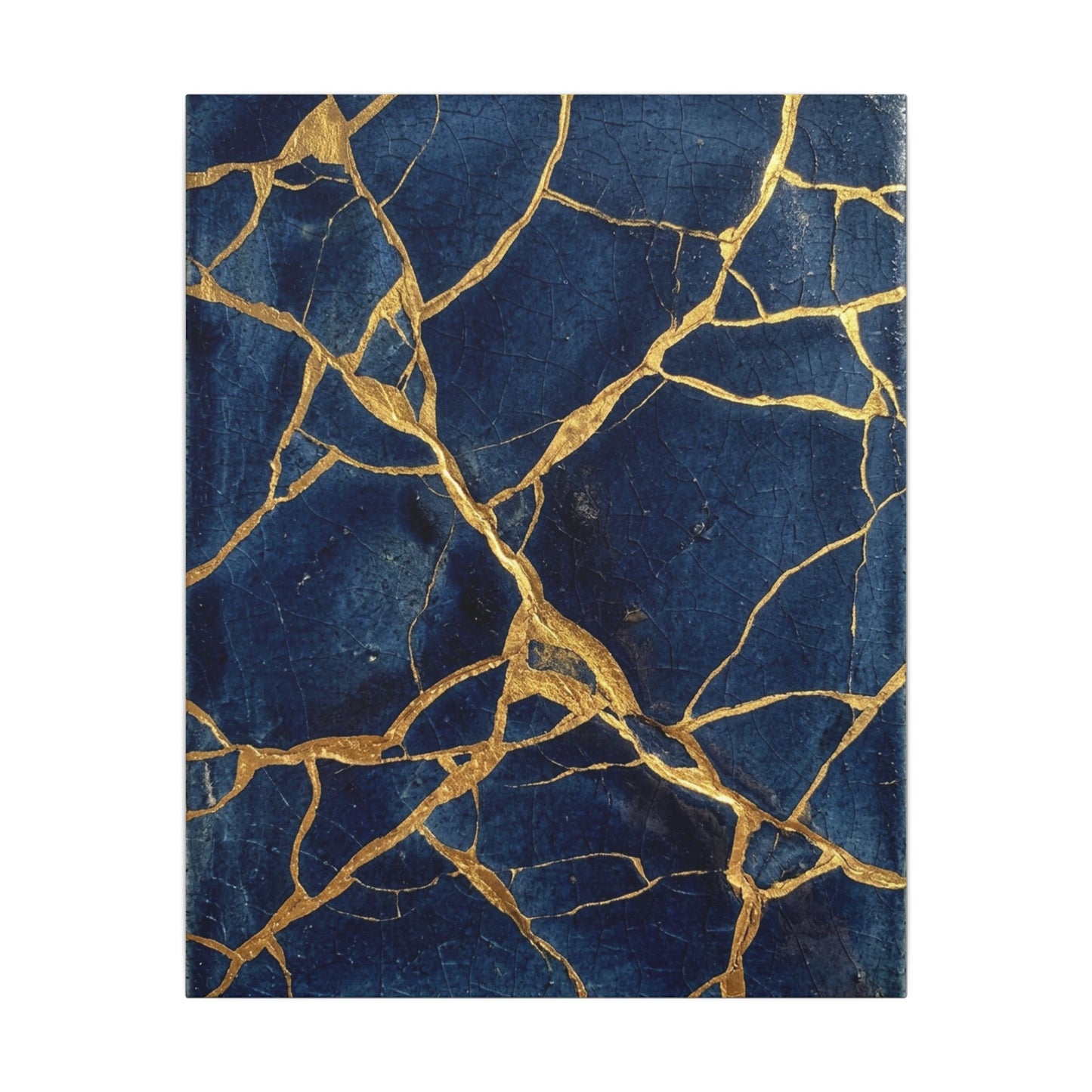 Kintsugi Crackle Canvas Art