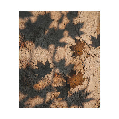 Cozy Shadow Play Canvas Art - Texture Japandi