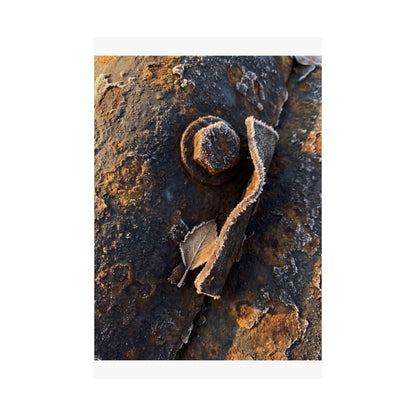 Golden Hour Rust Patina Wall Art Print - Dark Japandi Datsuzoku