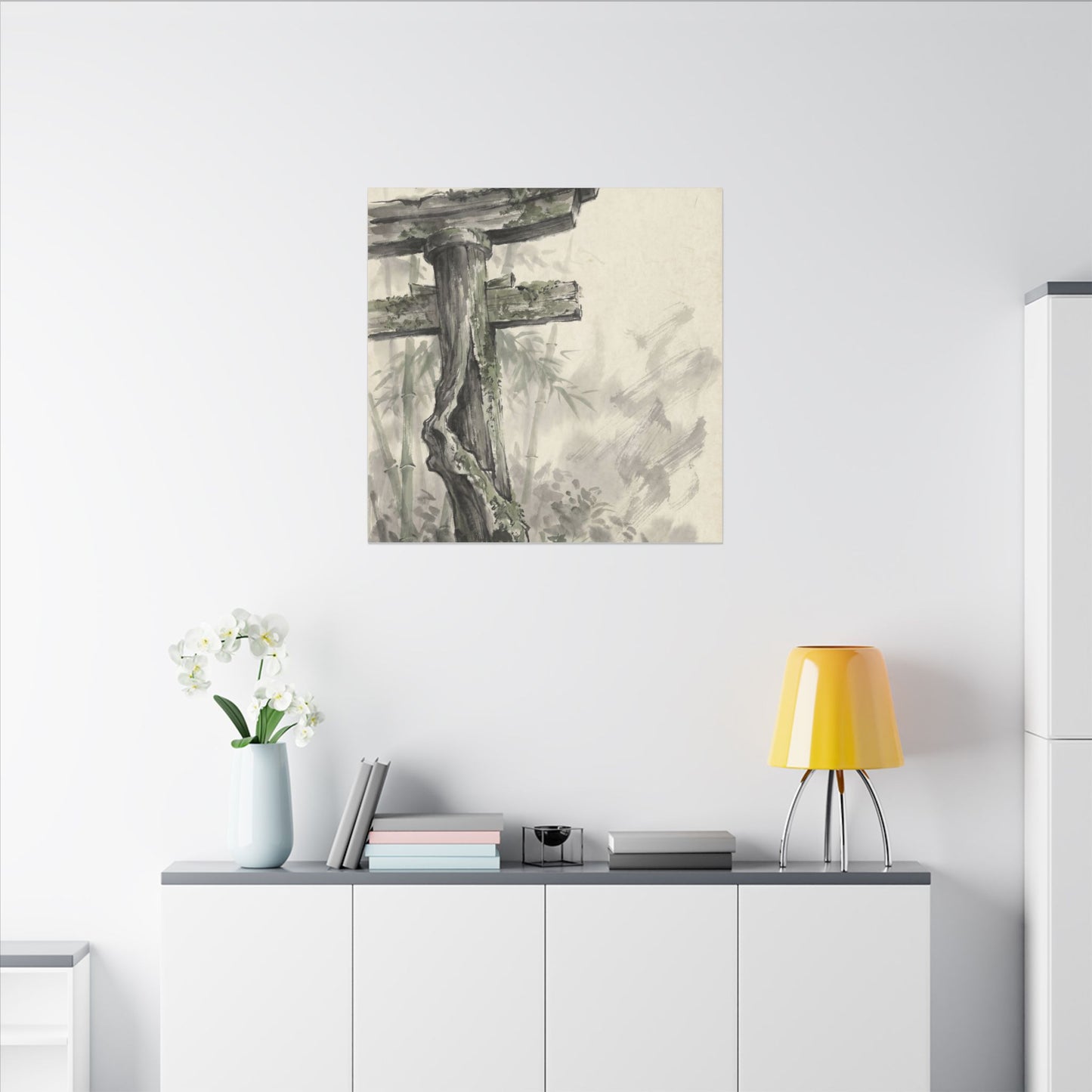 Torii Gate Summer Canvas Art | Zen Tranquil Design