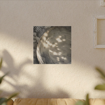 Ceramic Bowl Watercolor Canvas Art | Warm Japandi Art