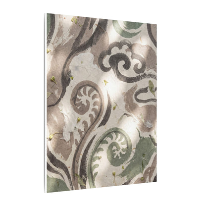 Dappled Ink Brushstroke Canvas Art - Japandi Ma