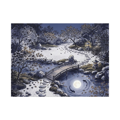 Torii Gate Enso Canvas Art | Contemplative Zen Art