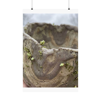 Overcast Ceramic Bowl Wall Art Print - Japandi Fukinsei