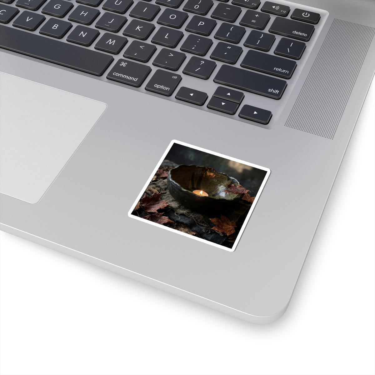 Ceramic Bowl Autumn Sticker | Dark Japandi Atmospheric Design