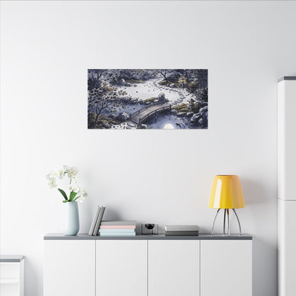 Torii Gate Enso Canvas Art | Contemplative Zen Art