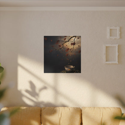 Moonlit Garden Gold Repair Canvas Art | Beautiful Kintsugi Art