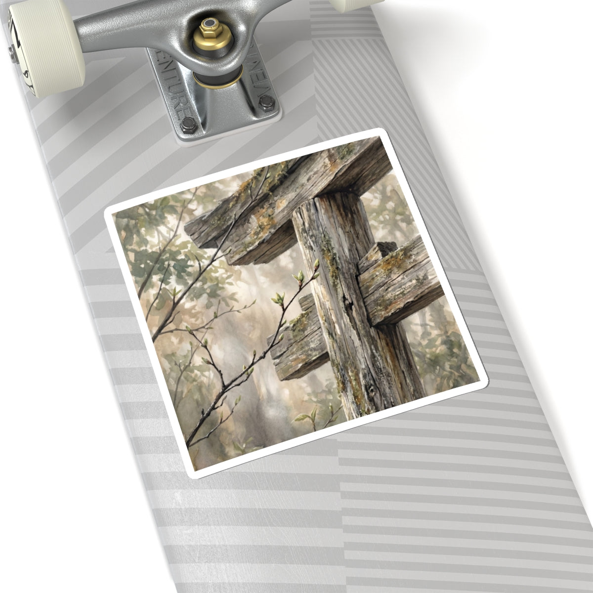 Torii Gate Spring Sticker | Japandi Elegant Design