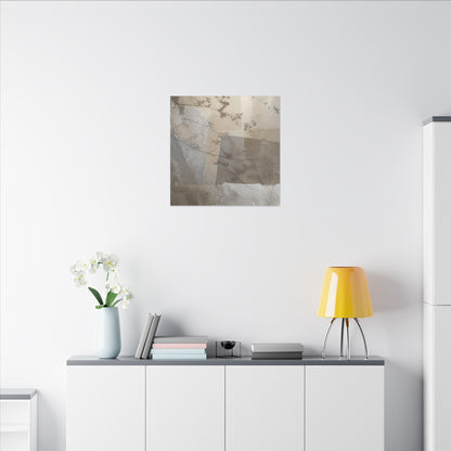 Neutral Shadow Play Canvas Art - Texture Japandi