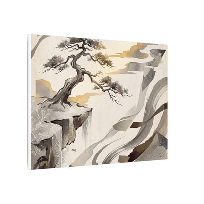 Golden Hour Pine Tree Canvas Art - Japandi Seijaku