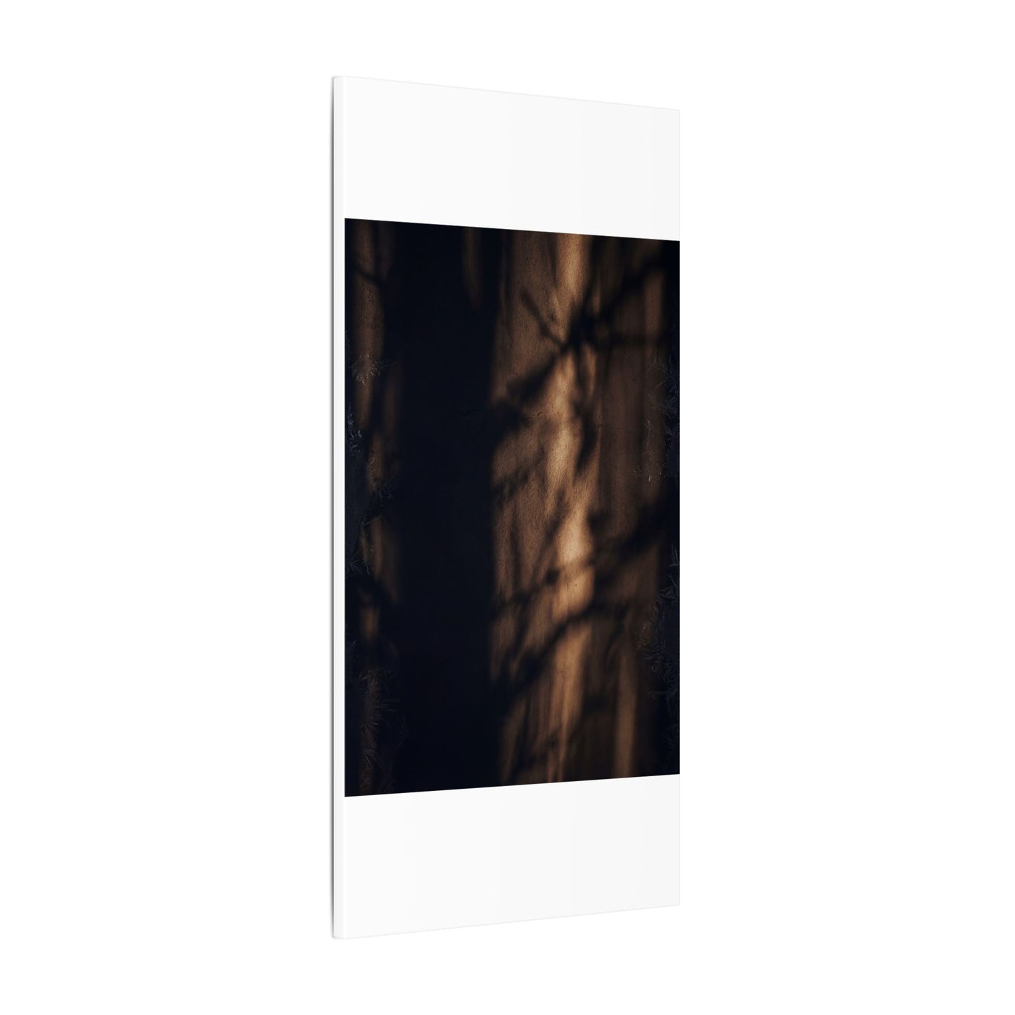 Winter Shadow Play Moody Minimal Canvas Art | Luxurious Decor