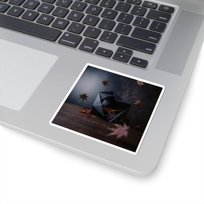 Luxurious Paper Fold Sticker - Shadow Zen Dark Japandi