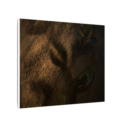 Candlelight Shadow Play Canvas Art - Dark Japandi Ma
