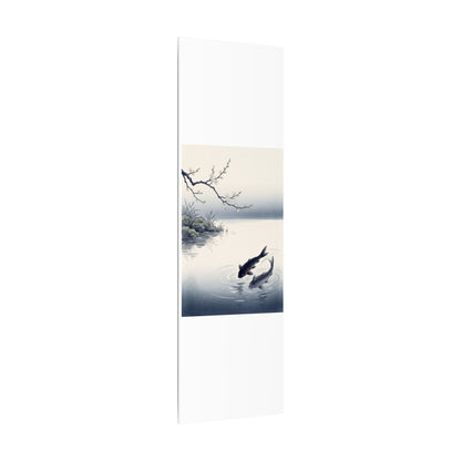 Ma Koi Pond Canvas Art - Zen Ukiyo E Inspired