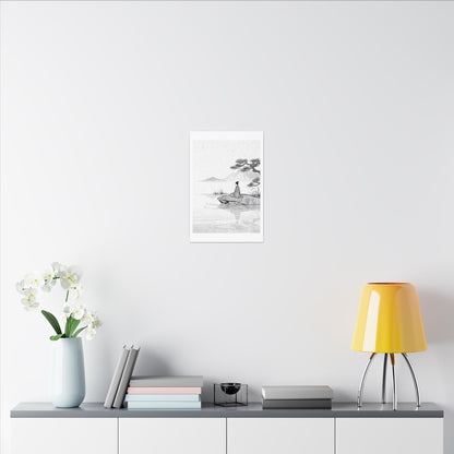 Meditation Harmonious Zen Ukiyo-e Canvas Art