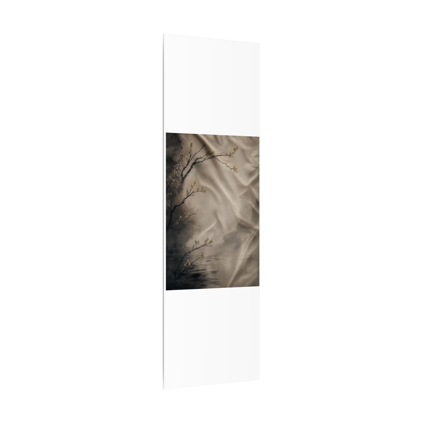 Silk Drape Canvas Art | Spring Japandi Japanese Pattern Art