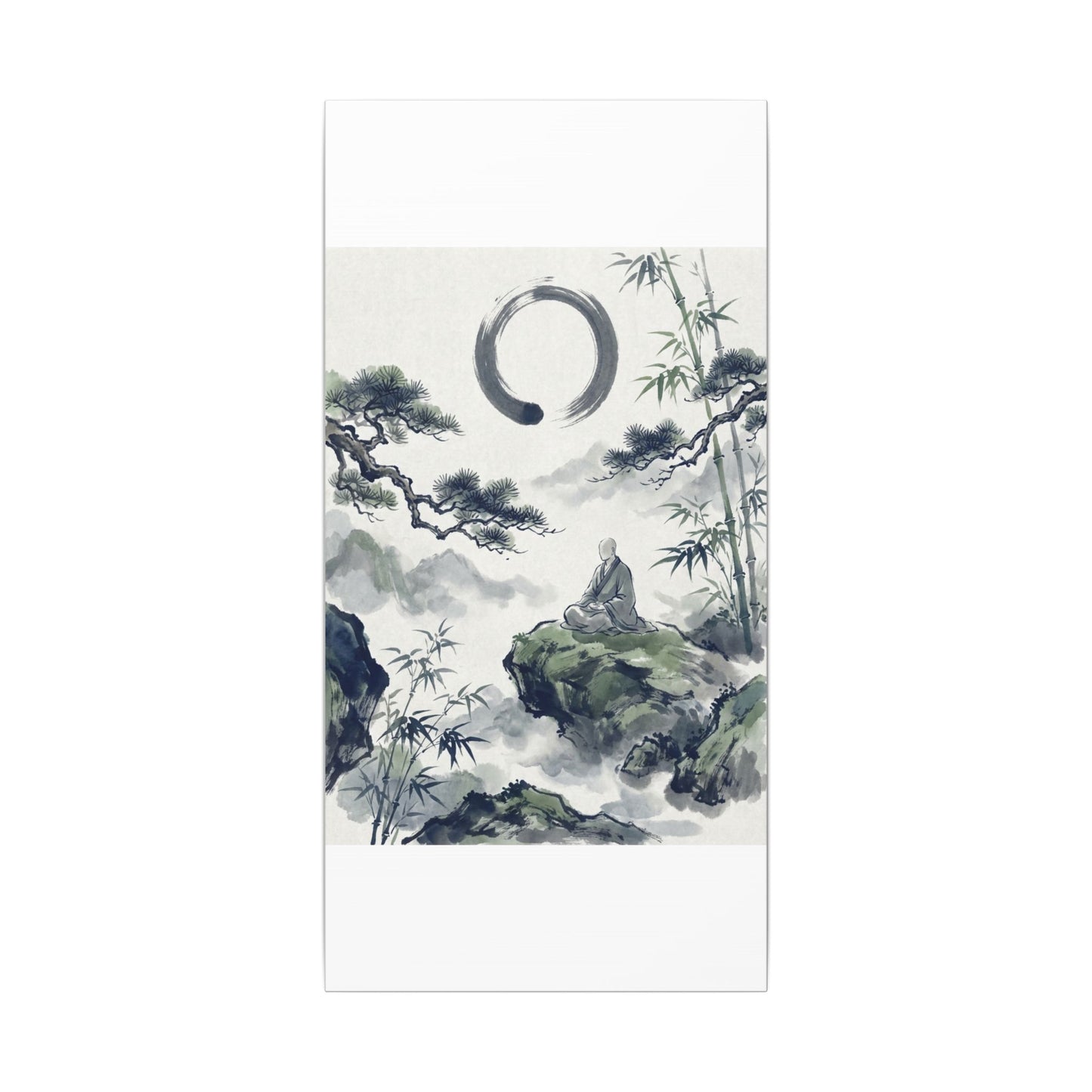 Zen Sumi-e Canvas Art