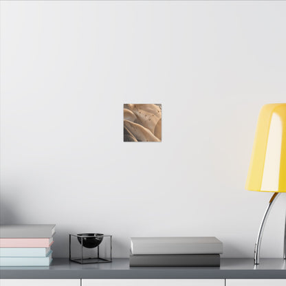 Japandi Silk Drape in Golden Hour | Japanese Pattern Canvas Art
