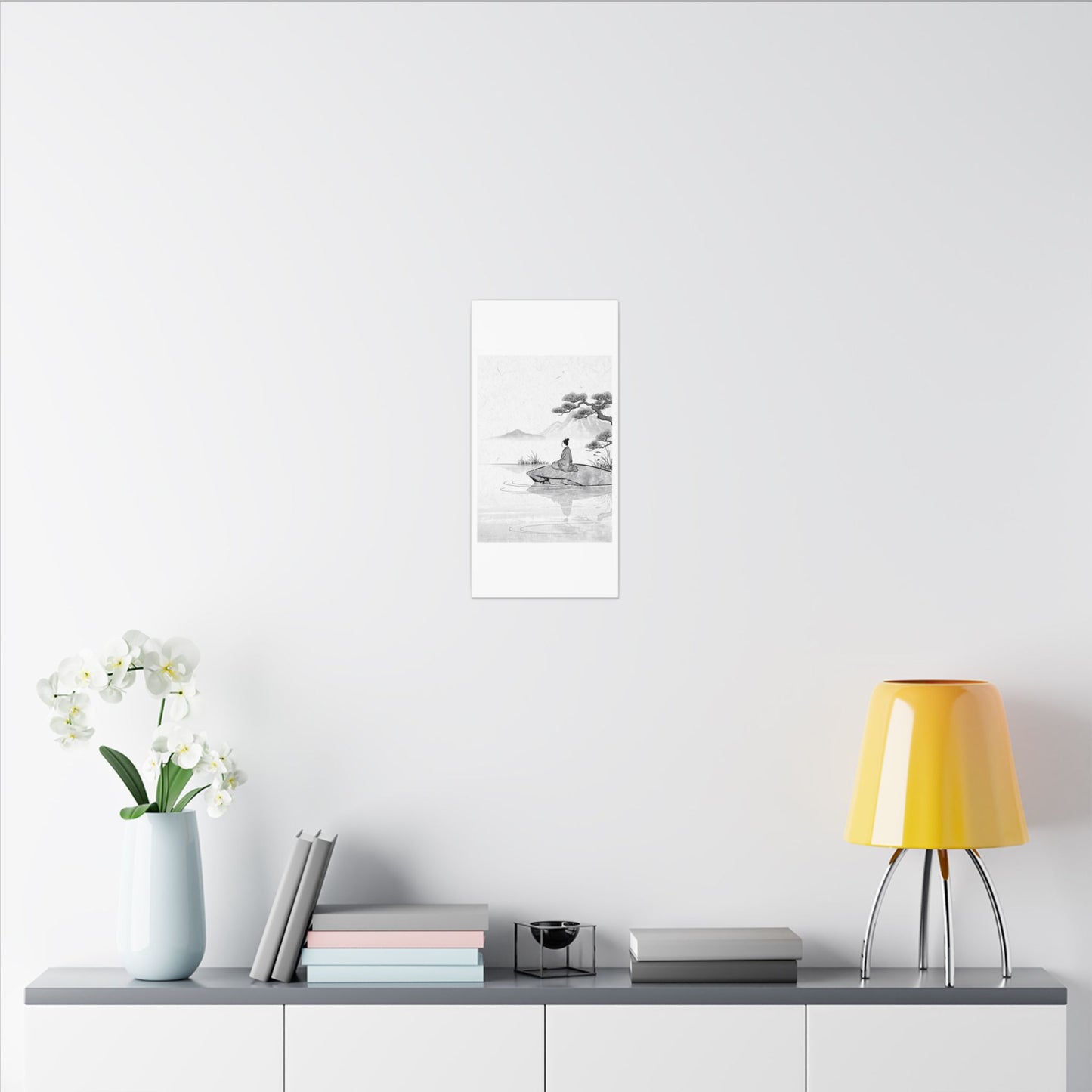 Meditation Harmonious Zen Ukiyo-e Canvas Art