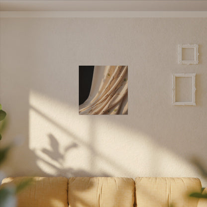Golden Hour Silk Drape Canvas Art - Kintsugi Fukinsei