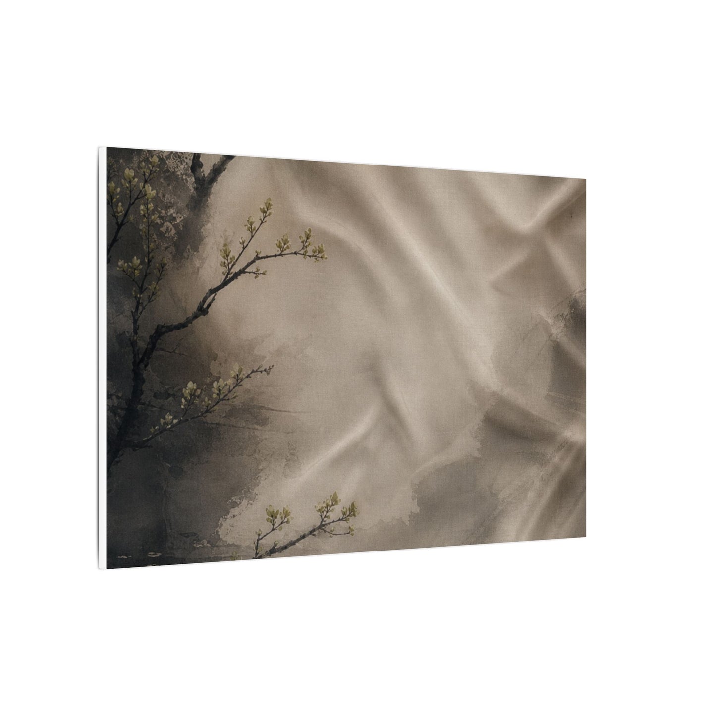 Silk Drape Canvas Art | Spring Japandi Japanese Pattern Art