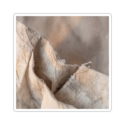 Paper Fold Winter Sticker | Japandi Earthy Design