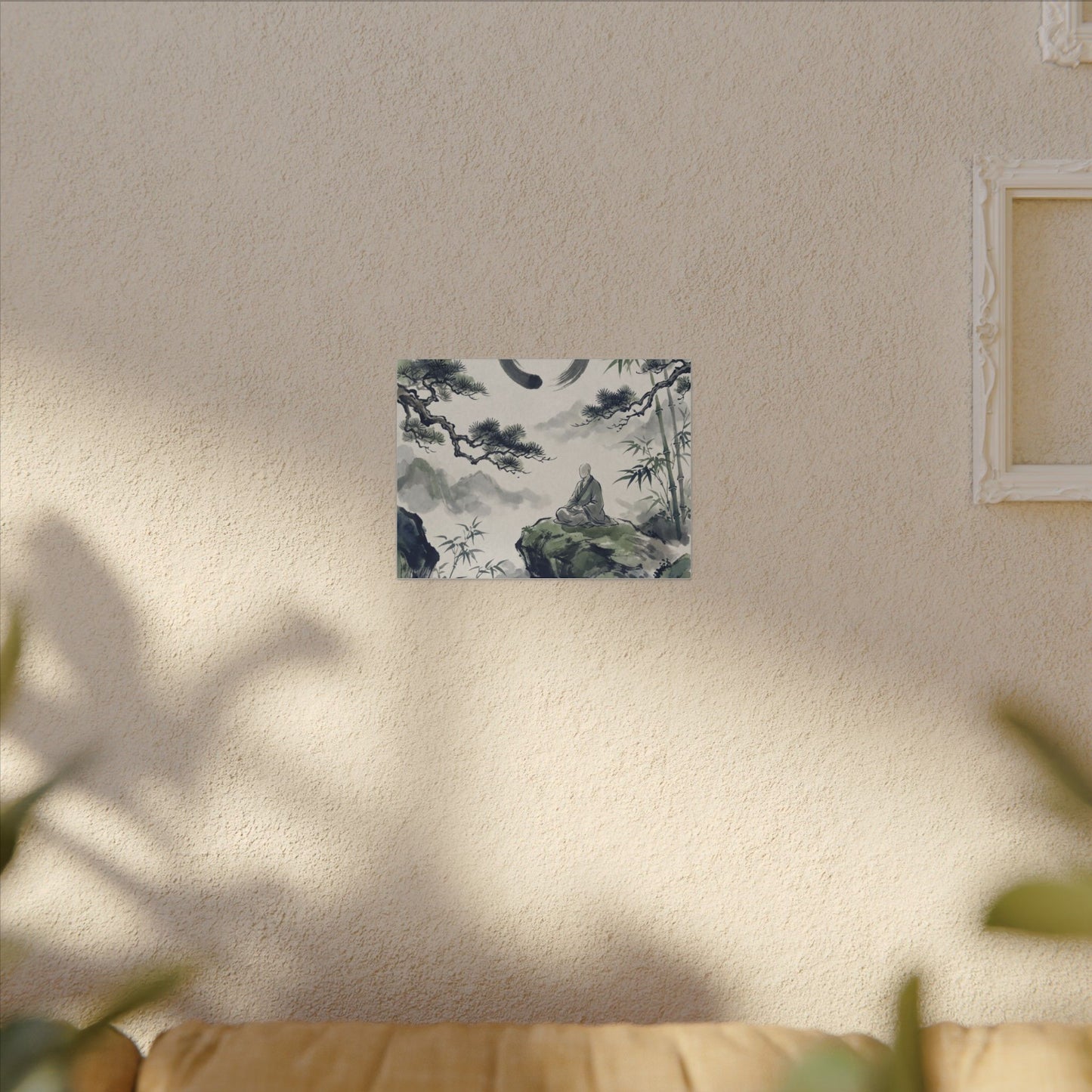 Zen Sumi-e Canvas Art