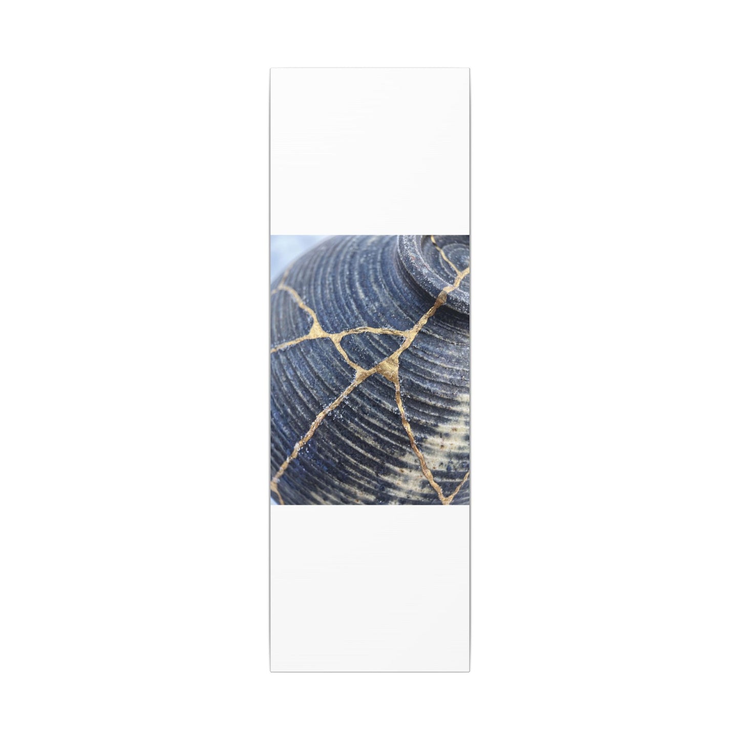 Shibui Water Ripple Canvas Art - Kintsugi Gold Repair