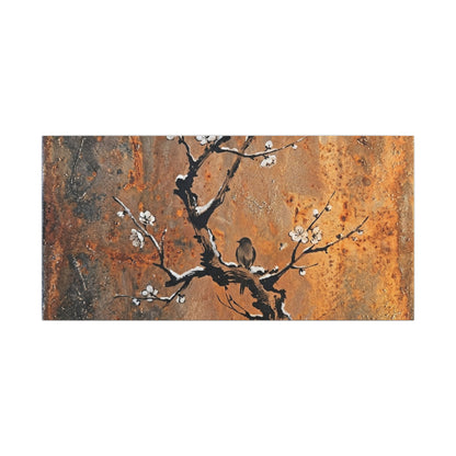 Datsuzoku Rust Patina Canvas Art - Zen Sumi E