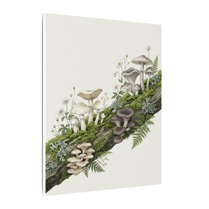 Dried Flowers Spring Canvas Art | Japandi Neutral Design