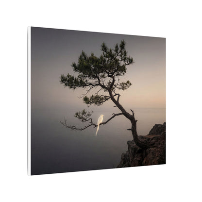 Dawn Pine Tree Canvas Art - Dark Japandi Datsuzoku