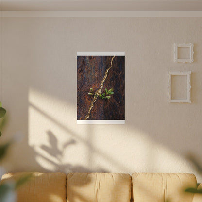 Overcast Rust Patina Canvas Art - Kintsugi Datsuzoku