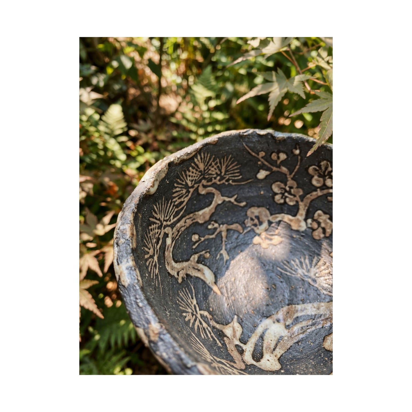 Ceramic Bowl Summer Wall Art Print | Japandi Warm Design