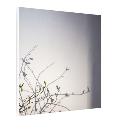 Japandi Shadow Play in Dawn | Japanese Pattern Canvas Art