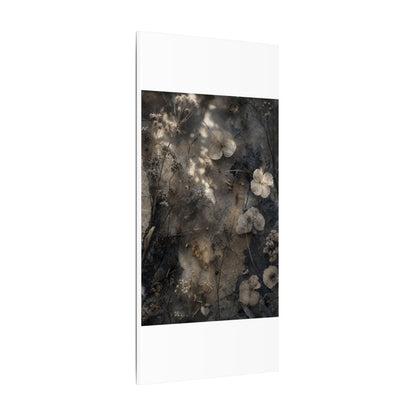 Winter Dried Flowers Texture Canvas Art | Elegant Decor