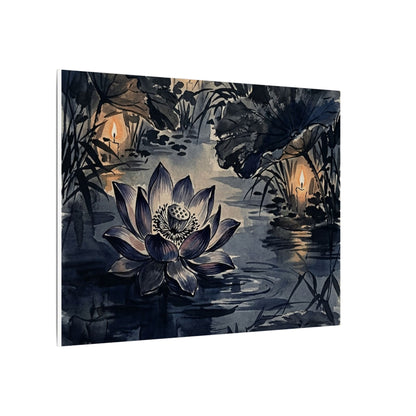Fukinsei Lotus Flower Canvas Art - Zen Sumi E