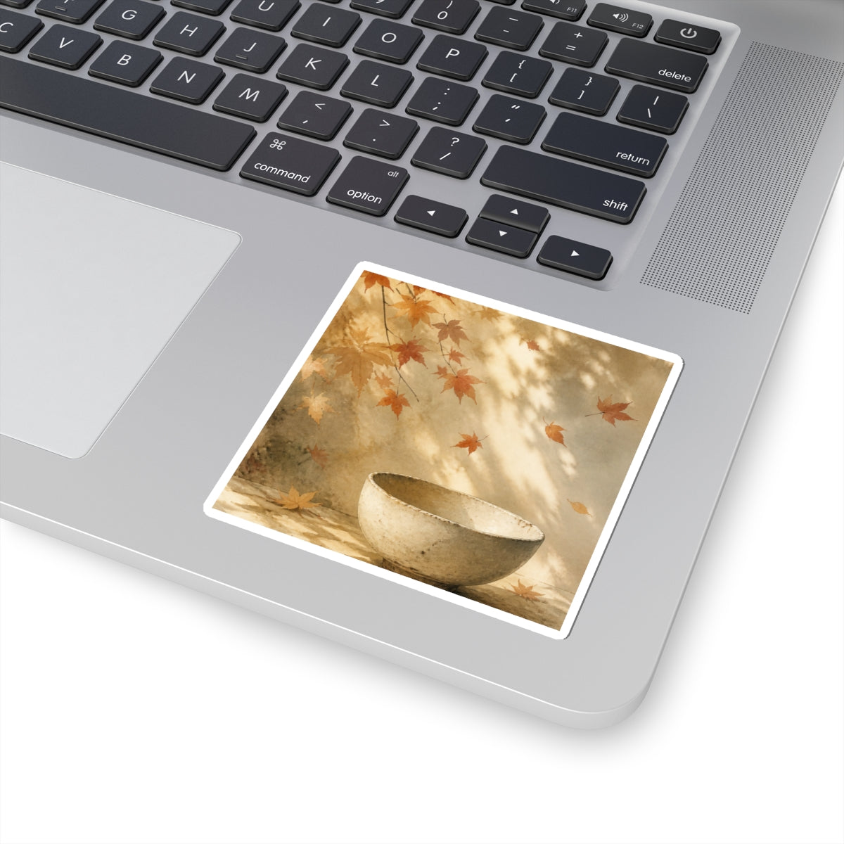 Neutral Ceramic Bowl Sticker - Watercolor Japandi