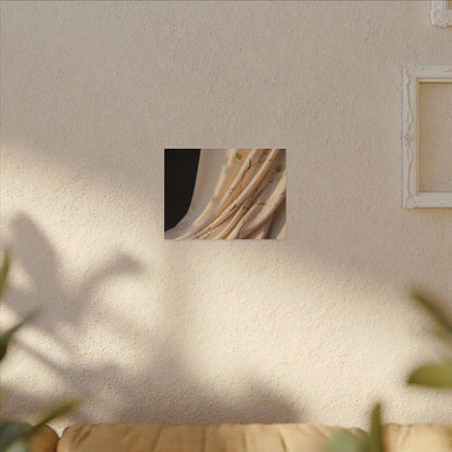 Golden Hour Silk Drape Canvas Art - Kintsugi Fukinsei