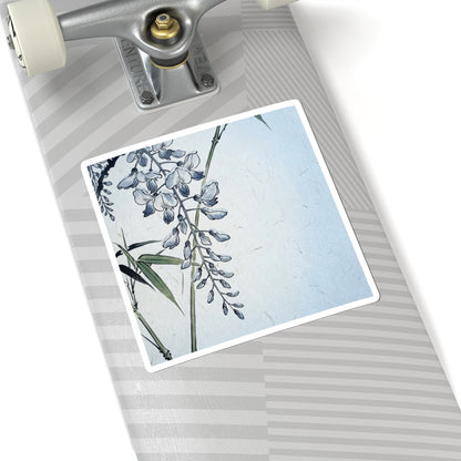 Winter Wisteria Ukiyo E Inspired Sticker | Tranquil Decor