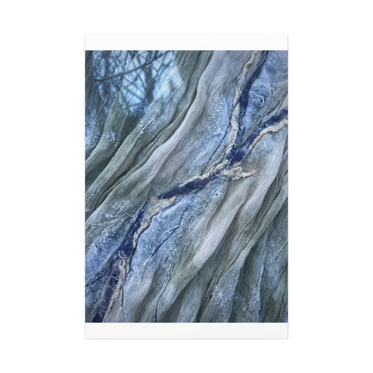 Moonlight Silk Drape Canvas Art - Japandi Mono No Aware