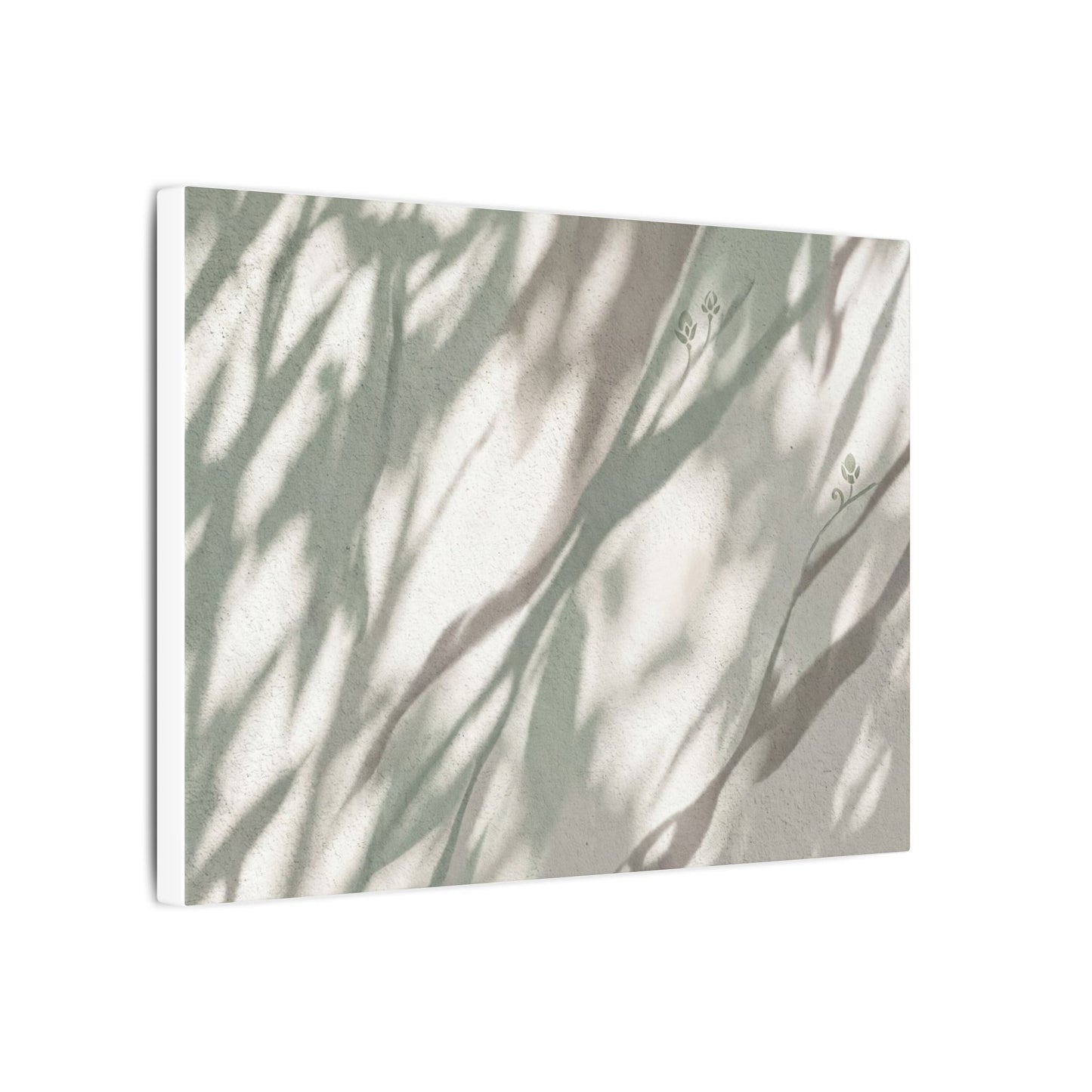 Japandi Shadow Play in Dappled | Japanese Pattern Canvas Art