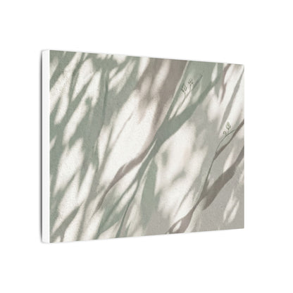 Japandi Shadow Play in Dappled | Japanese Pattern Canvas Art