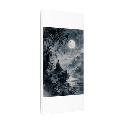 Ink Brushstroke Sumi E Canvas Art | Serene Zen Art