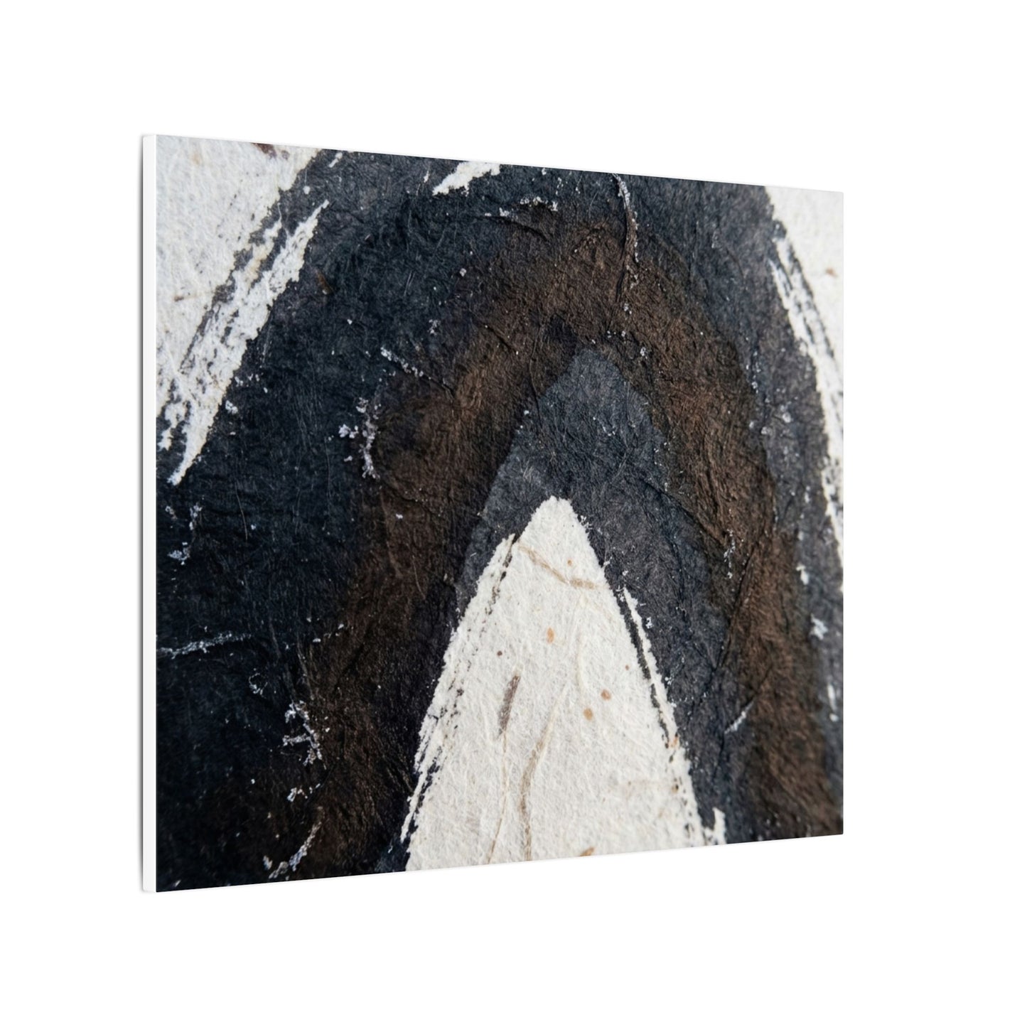 Moody Ink Brushstroke Canvas Art - Moody Minimal Dark Japandi
