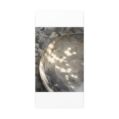 Ceramic Bowl Watercolor Canvas Art | Warm Japandi Art