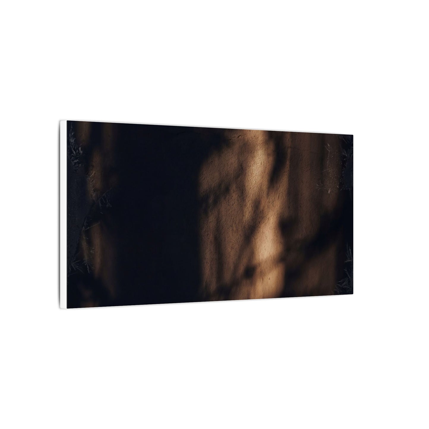 Winter Shadow Play Moody Minimal Canvas Art | Luxurious Decor