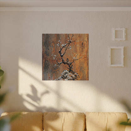 Datsuzoku Rust Patina Canvas Art - Zen Sumi E